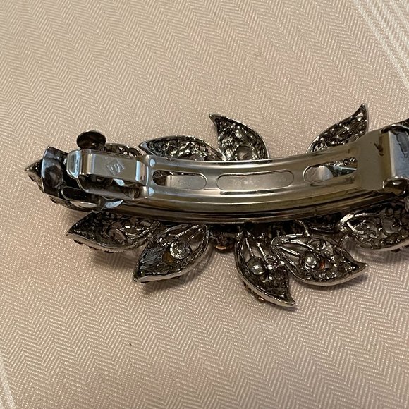 Vintage Barrette with Rhinestones